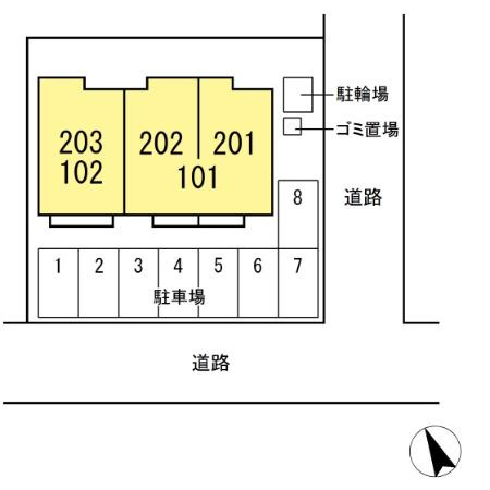 Ｐｉａ Ｙ'ｓ（ピア ワイズ）の区画図