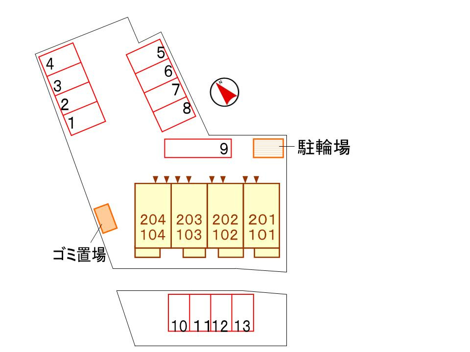 ミルトシューネの駐車場|駐車場