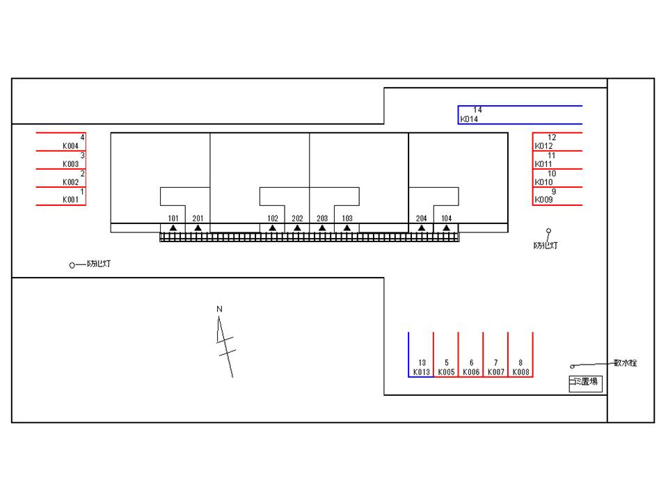 アクラ－ジュの駐車場|駐車場