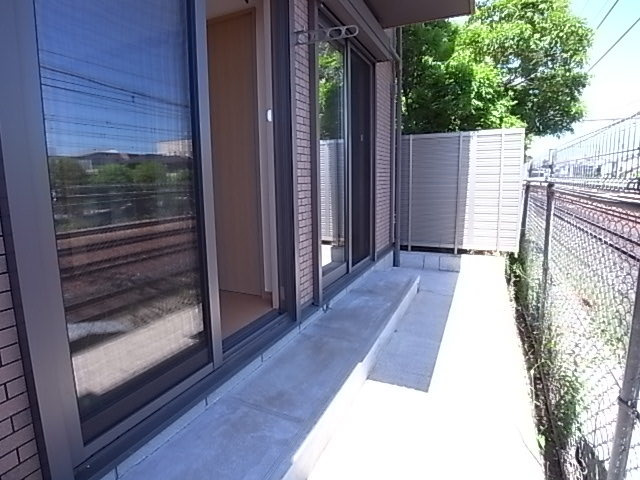 グレース芦屋のバルコニー