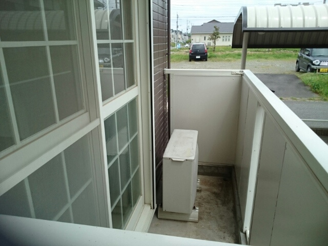 ベルフラワーＤのバルコニー