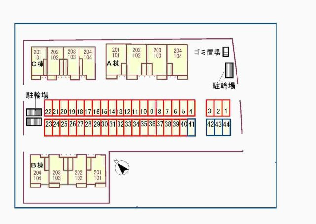 チヨ　タウンＣの駐車場|駐車場