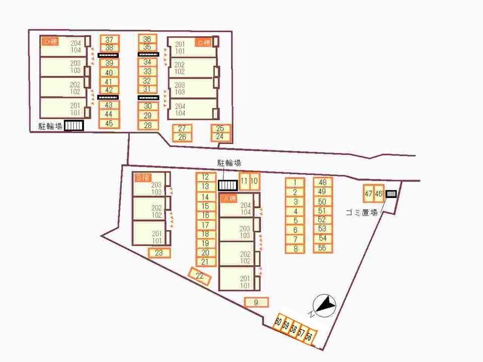 グリーンハウス　Ｄの駐車場|駐車場