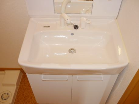 グリーンハウス　Ｄの独立洗面台|洗面所