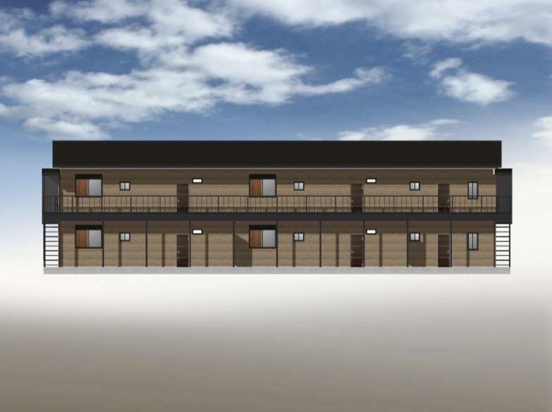 （仮称）トータス森田の外観パース