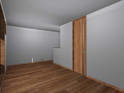 （仮称）トータス森田の内装|各部屋1面にアクセントクロス張り予定