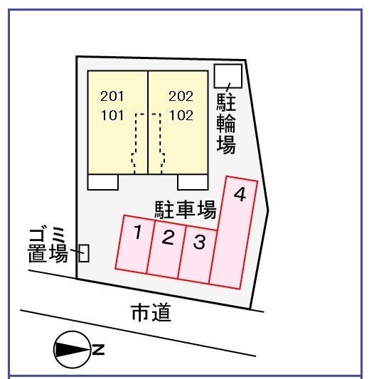 フェリシアの駐車場|駐車場