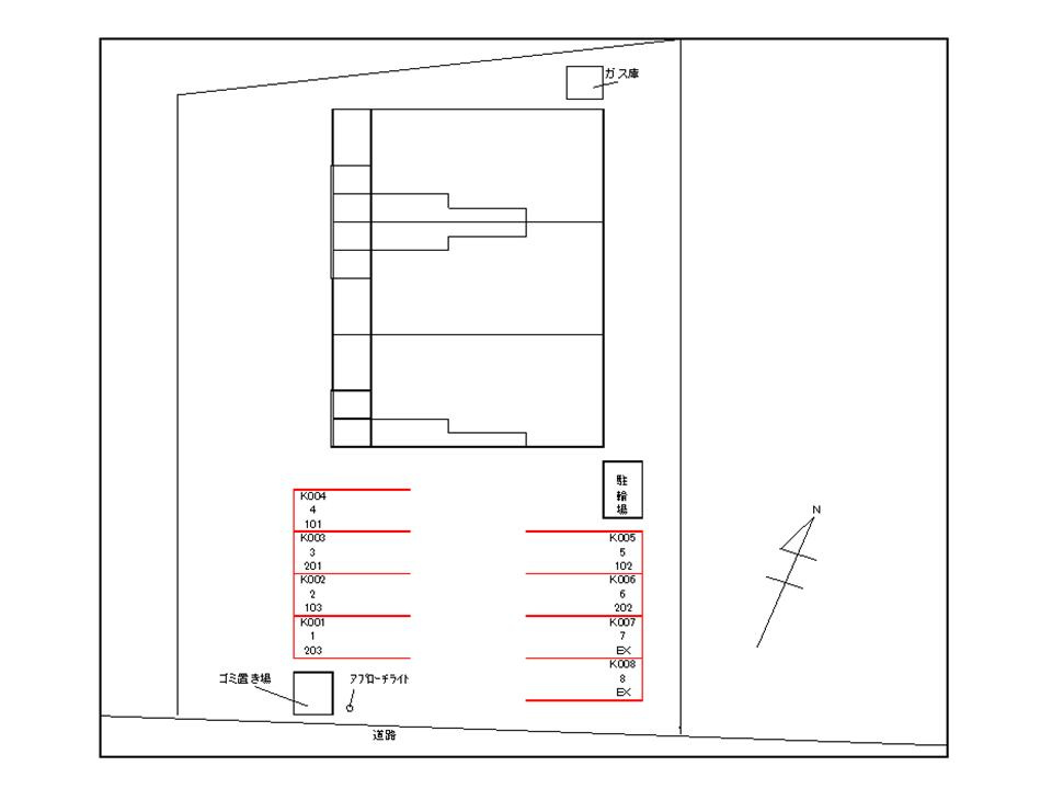 ドルチェ　カ－サの駐車場|駐車場