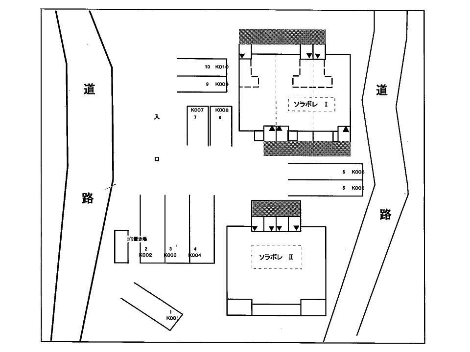 ソラボレⅠの駐車場|駐車場