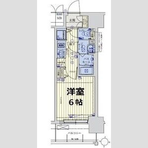 スワンズシティ大阪城ノースの間取り