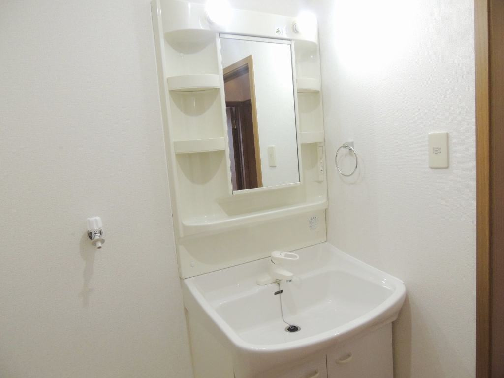 クレセールおおつ野Ａの独立洗面台|洗面所