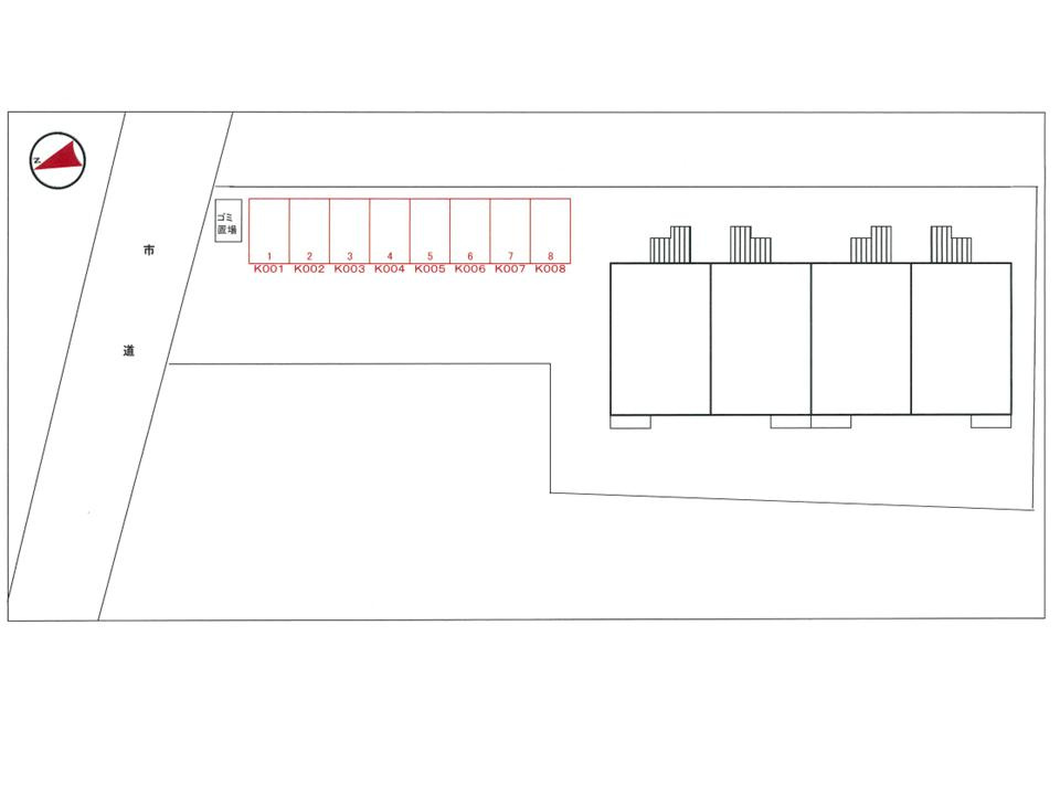 ウィステリアの駐車場|駐車場