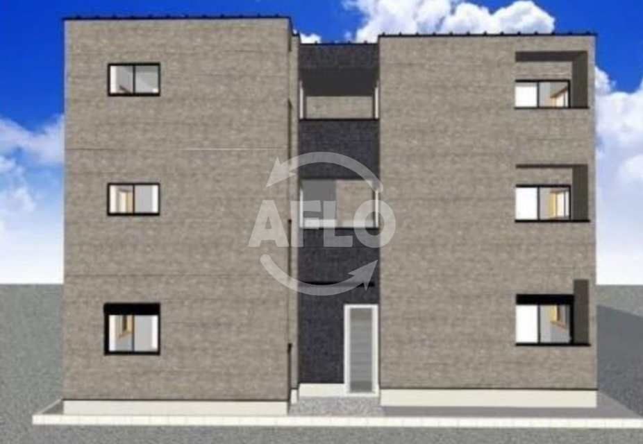 桜ハーモニーテラスの外観パース|桜ハーモニーテラス　エントランス