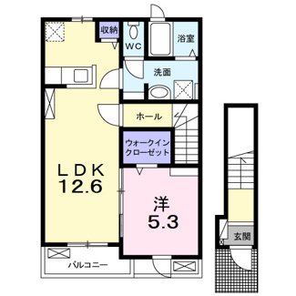 【間取り】 | エヴァグリーンヴィラⅠ