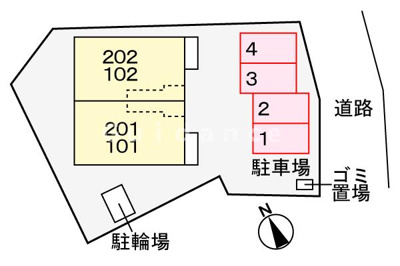 【駐車場】 | ルナハイツV