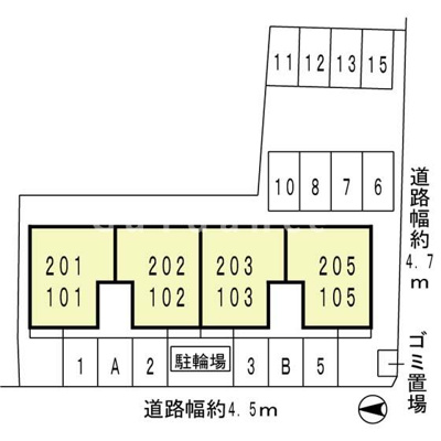 【区画図】 | メゾン・ベイリーフ