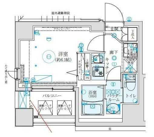 クレイシア西横浜の間取り