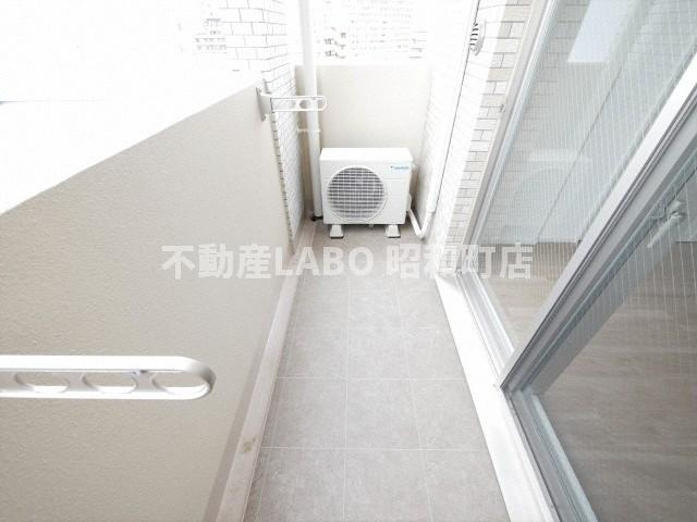 レオンコンフォート天王寺東のバルコニー