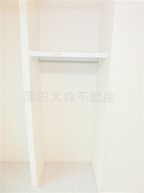 ブルーシエル羽田の収納|収納　オープンクローゼット