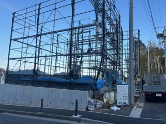 【外観】 | 横浜市戸塚区上矢部町 新築分譲住宅　全５棟/今回販売3棟　（5号棟） | 現地（３月１６日撮影）