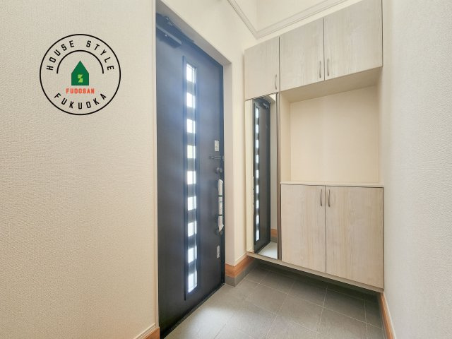 太宰府市青山3丁目第1-2（1号棟）の防犯設備|二重ロックでしっかり防犯対策ができます。