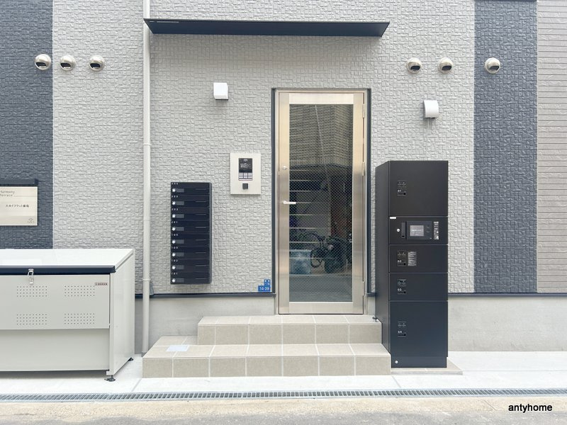 スカイフラット姫島　仲介手数料無料のエントランス