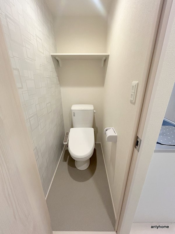 スカイフラット姫島　仲介手数料無料のトイレ