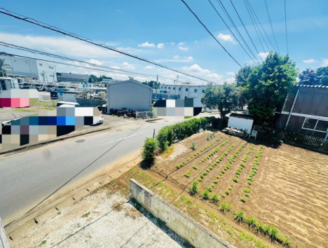 土浦市中　新築戸建の前面道路含む現地写真