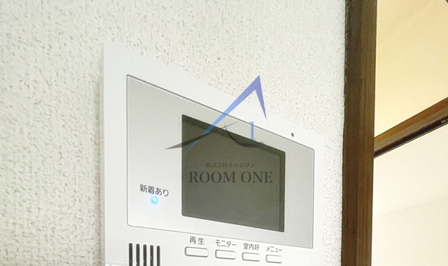 サニーヒルズのセキュリティ|モニター付インターホンです。