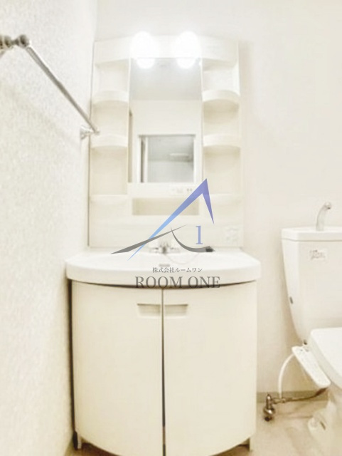 ポプラハウスの洗面所|洗面台です。