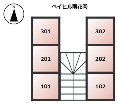 【区画図】 | ベイヒル南花岡