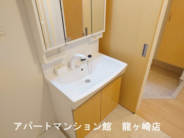 ブルーベリーの独立洗面台