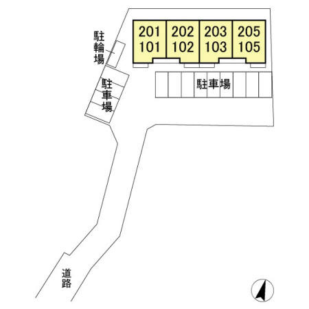 Croire(クロワール)の区画図