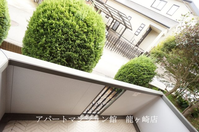 ドレミメゾンBのバルコニー