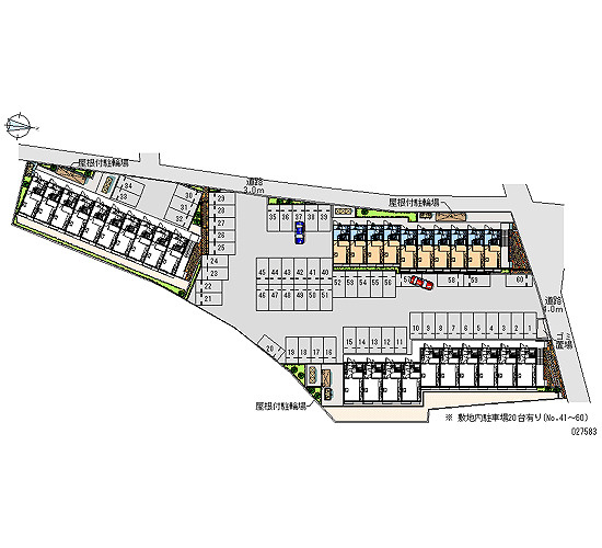 レオパレス有の区画図|画像4