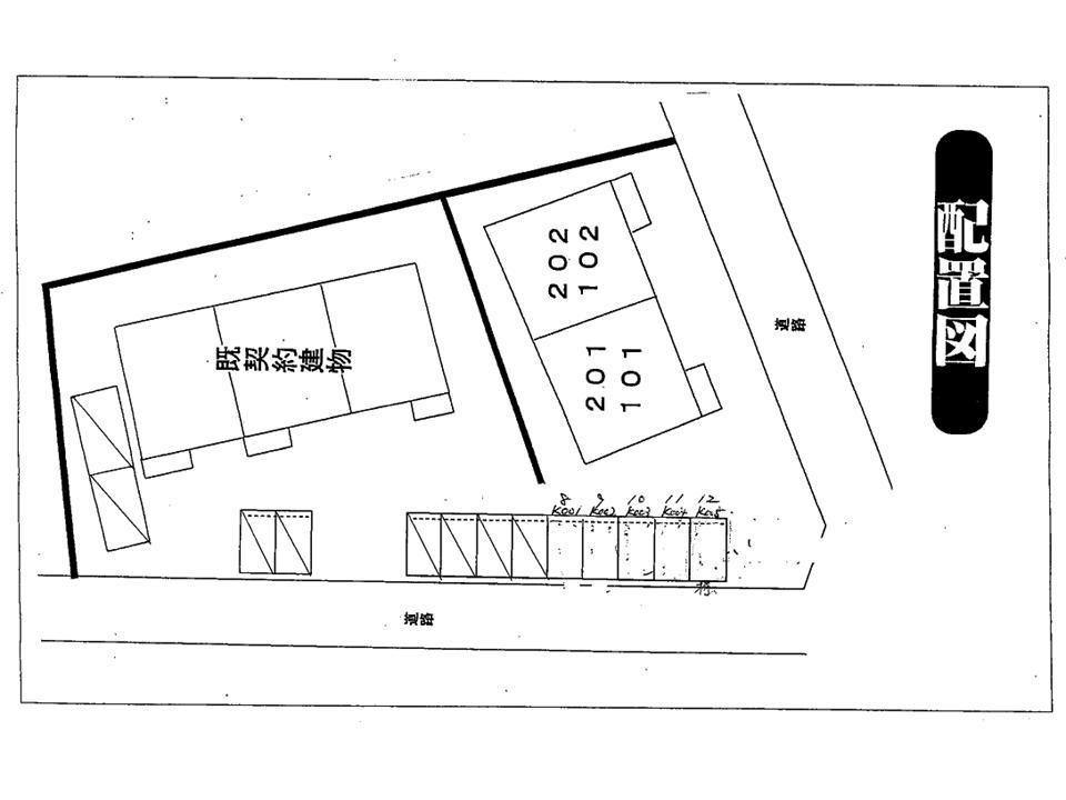 メゾン・コリーヌⅡの区画図