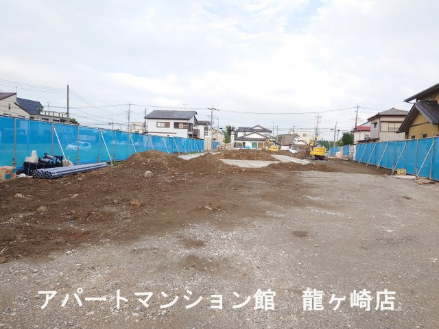 仮)阿見町中央新築アパートの外観|建築中