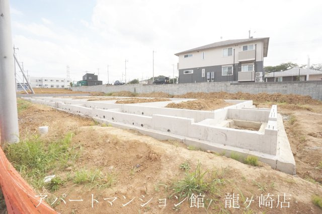 仮)阿見町よしわら新築アパートの外観|建築中
