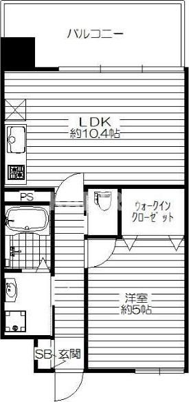 マンションはりげんの間取り