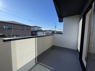 【バルコニー】 | 【新築分譲住宅　～ LIGARE　リガーレ～　】　山形市江南三丁目1期　全2棟