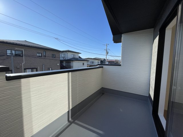 【バルコニー】 | 【新築分譲住宅　～ LIGARE　リガーレ～　】　山形市江南三丁目1期　全2棟