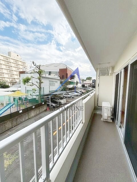 上町マンションのバルコニー|バルコニーです。