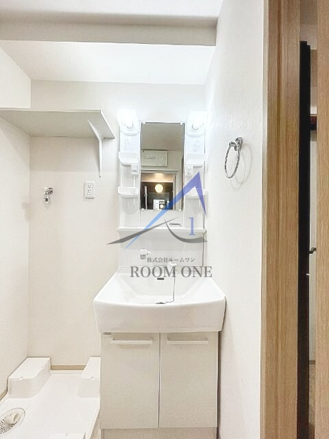 ＯＧ錦糸町の居間・リビング|洗面台です。