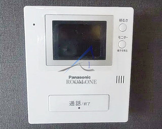 コーポ大田のセキュリティ|モニター付きインターホンです。