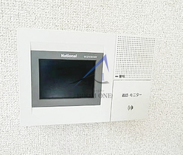 イーストハクラクヒルズＡ棟のセキュリティ|モニター付きインターホンです。