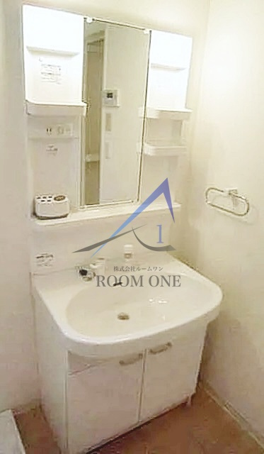 ライジングプレイス月島の洗面所|洗面台です。
