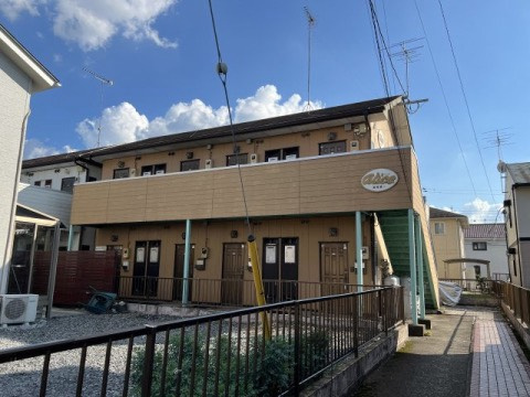 満室稼働中　茨城県結城市一棟アパートの外観