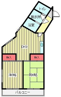 さいたま市桜区栄和１丁目の賃貸マンションの間取り|間取図