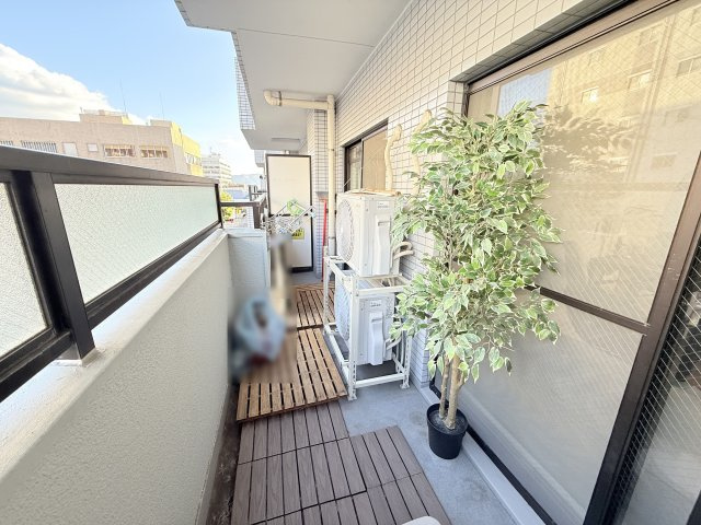 藤和シティホームズ明石のバルコニー