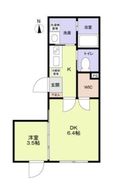 VISTA MINAMIDAIの間取り